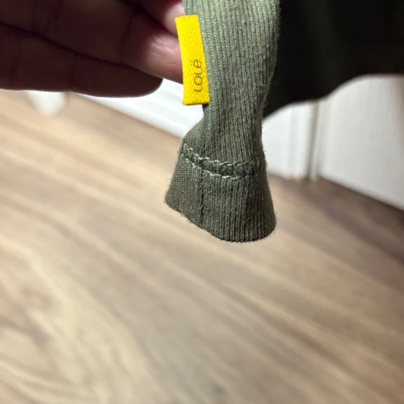 Lole Forest Green Buttoned Short Sleeve Tee - Picture 5 of 8